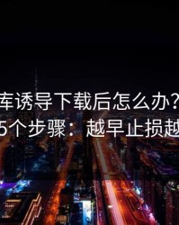被99图库诱导下载后怎么办？手机自检的5个步骤：越早止损越省心